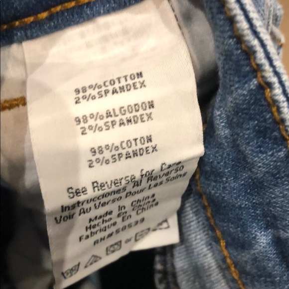 Blue slim-fitting ankle-length jean - Picture 4 of 5